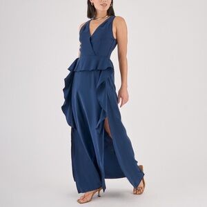 La Joie Ruffle Maxi Dress